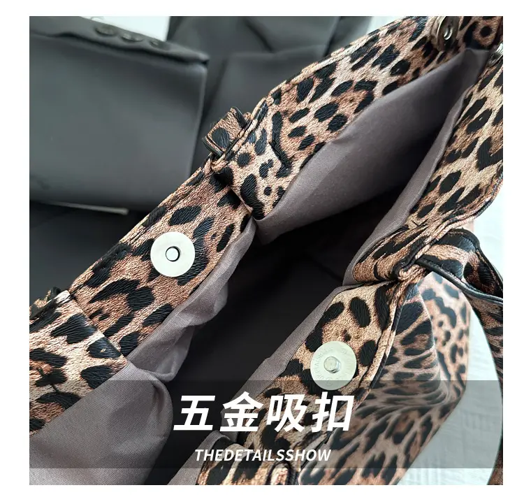 Leopard Print Women's Shoulder Bag 2025 Summer — feature 4