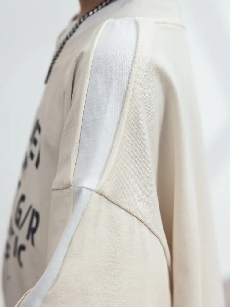 Boys T-Shirt Short Sleeve Summer 2026 Beige - Image 6