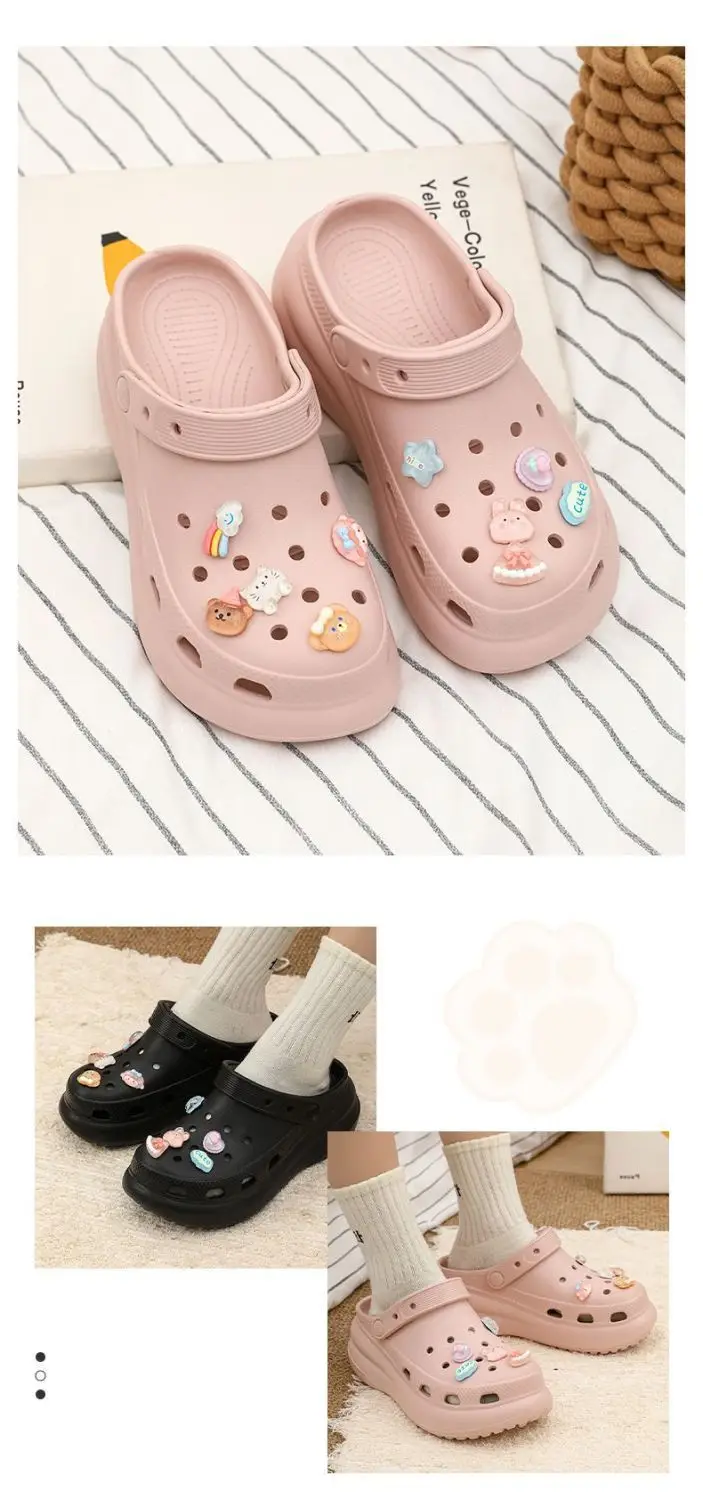 Qidan Shoe Factory Girl's Heart Cave Shoes Women's Summer Soft Sole Home Outdoor Non-Slip Beach Shoes Women's Toe Sandals — feature 10
