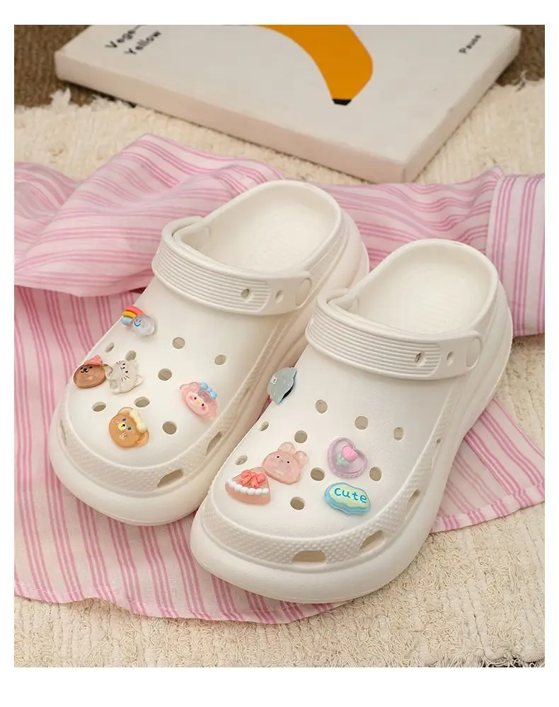 Qidan Shoe Factory Girl's Heart Cave Shoes Women's Summer Soft Sole Home Outdoor Non-Slip Beach Shoes Women's Toe Sandals — feature 13