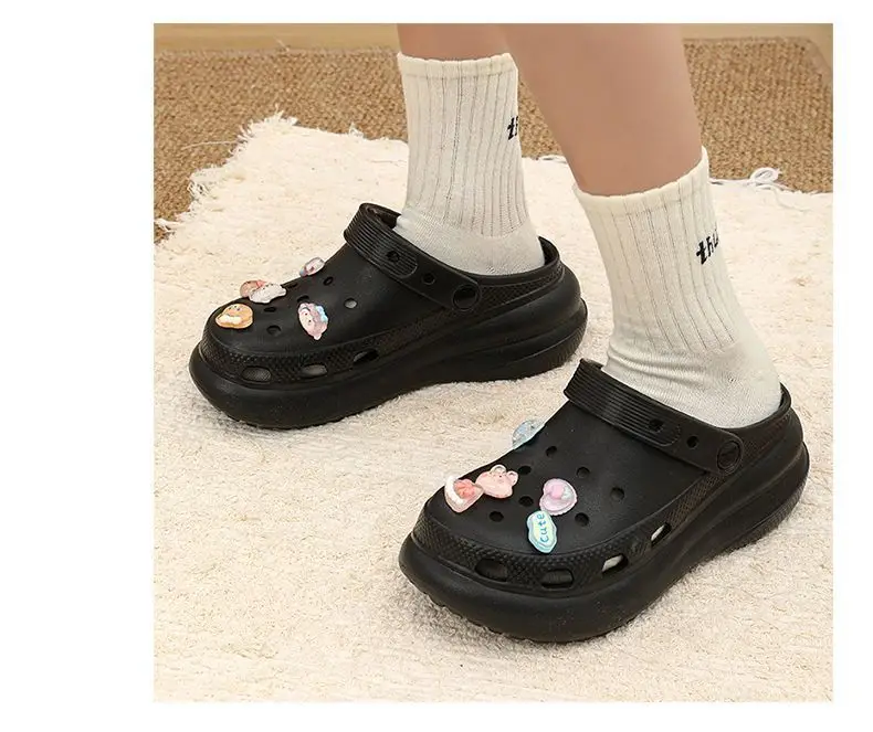 Qidan Shoe Factory Girl's Heart Cave Shoes Women's Summer Soft Sole Home Outdoor Non-Slip Beach Shoes Women's Toe Sandals — feature 6