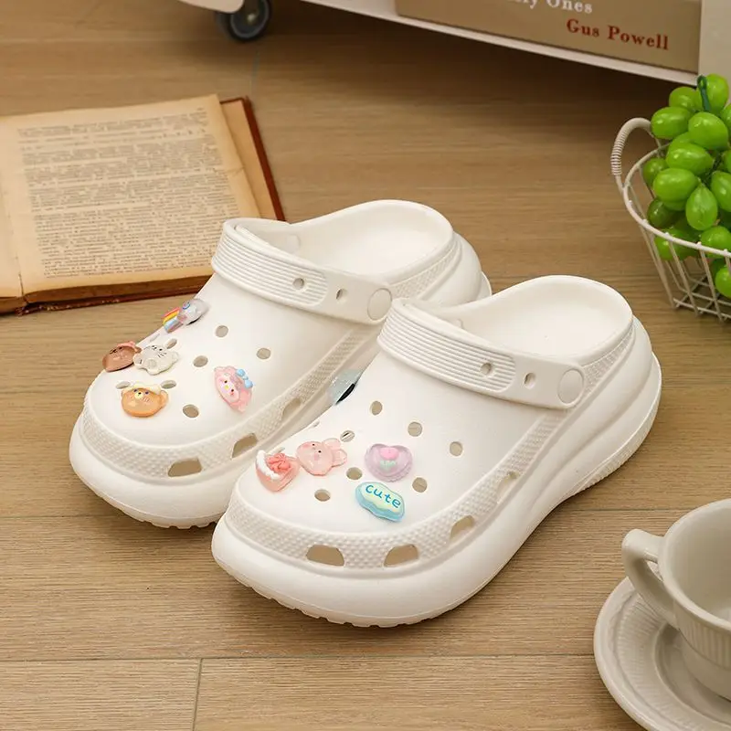 Qidan Shoe Factory Girl's Heart Cave Shoes Women's Summer Soft Sole Home Outdoor Non-Slip Beach Shoes Women's Toe Sandals - Image 3