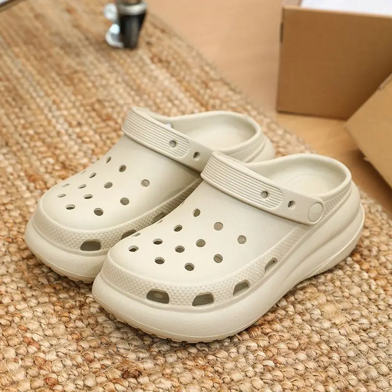 Qidan Shoe Factory Girl's Heart Cave Shoes Women's Summer Soft Sole Home Outdoor Non-Slip Beach Shoes Women's Toe Sandals - Image 6