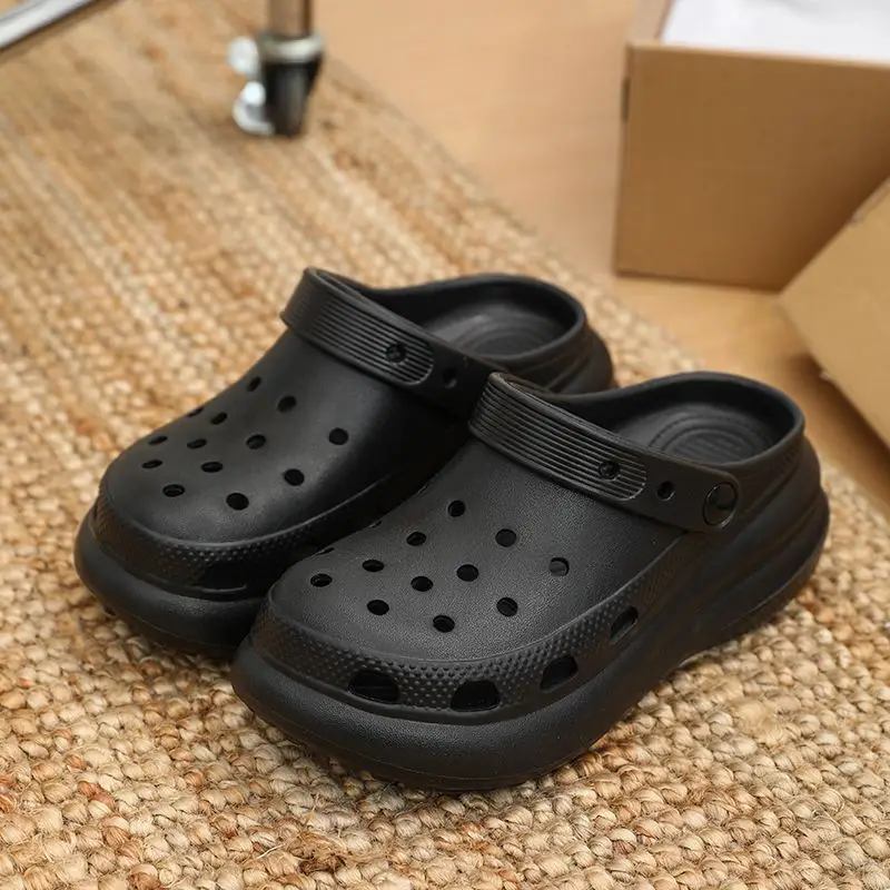 Qidan Shoe Factory Girl's Heart Cave Shoes Women's Summer Soft Sole Home Outdoor Non-Slip Beach Shoes Women's Toe Sandals - Image 8