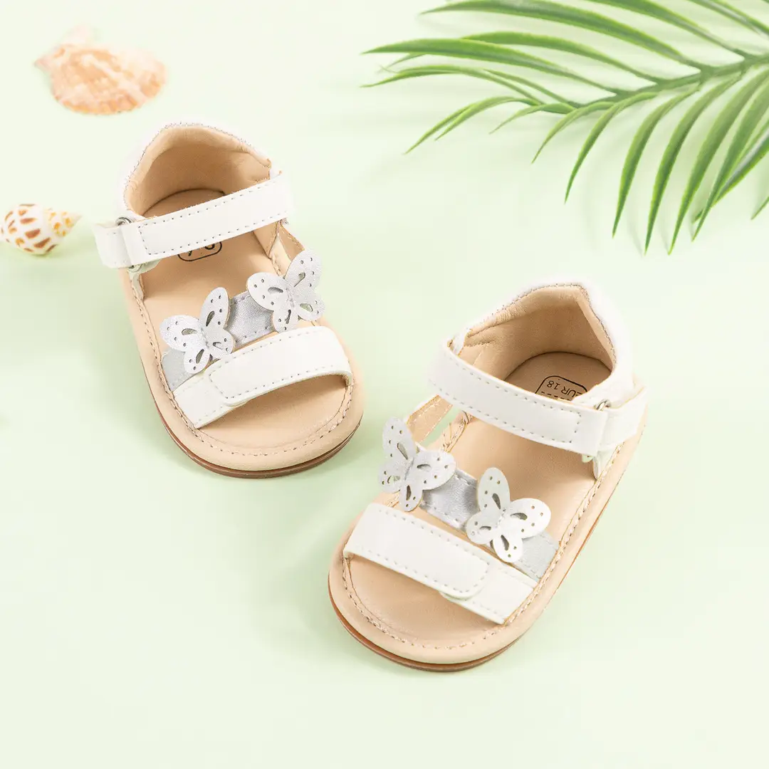 Cross-border New Baby Girl Sandals 2025 Summer Baby Toddler Shoes Korean Style Butterfly Velcro Baby Shoes — feature 10