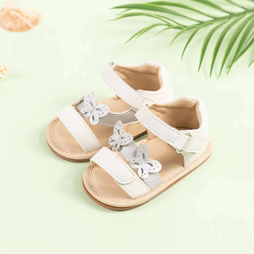 Cross-border New Baby Girl Sandals 2025 Summer Baby Toddler Shoes Korean Style Butterfly Velcro Baby Shoes — feature 12