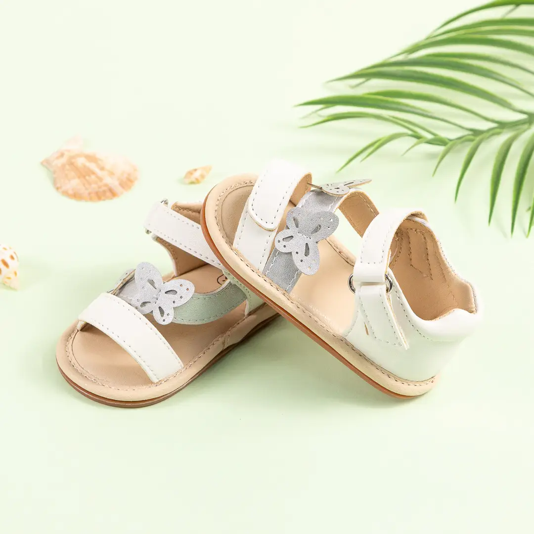 Cross-border New Baby Girl Sandals 2025 Summer Baby Toddler Shoes Korean Style Butterfly Velcro Baby Shoes — feature 6