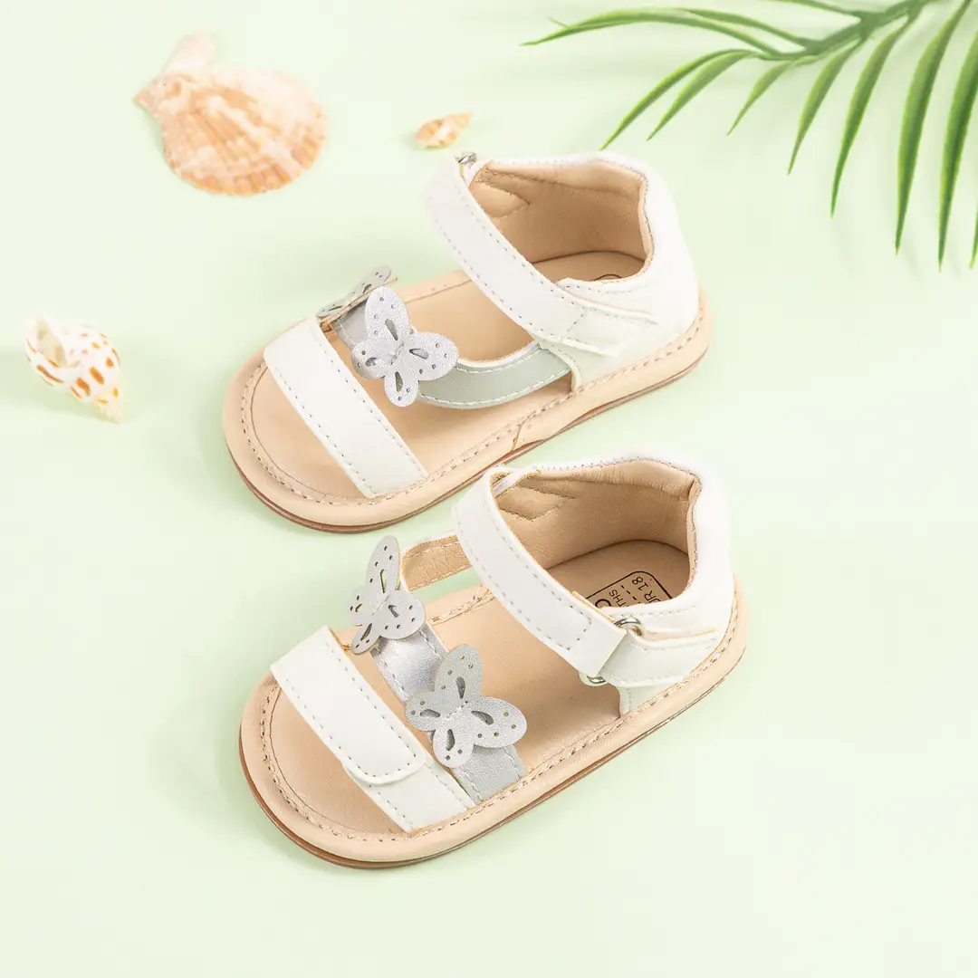 Cross-border New Baby Girl Sandals 2025 Summer Baby Toddler Shoes Korean Style Butterfly Velcro Baby Shoes — feature 7