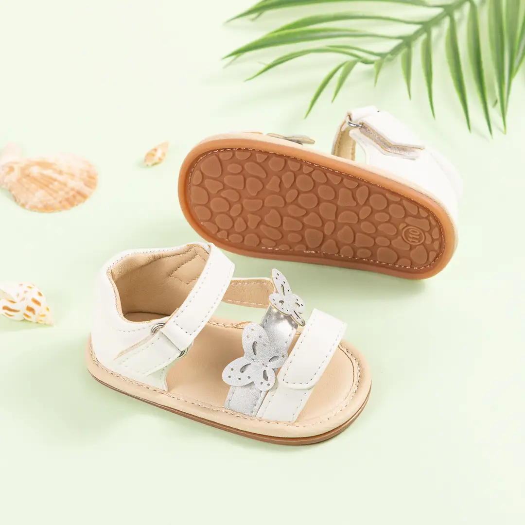 Cross-border New Baby Girl Sandals 2025 Summer Baby Toddler Shoes Korean Style Butterfly Velcro Baby Shoes — feature 9