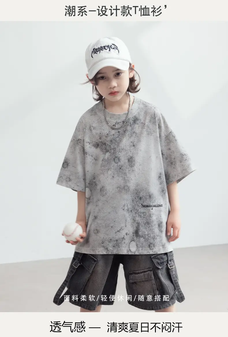 Boys Cotton T-Shirt Summer 2026 Kids Wear — feature 1