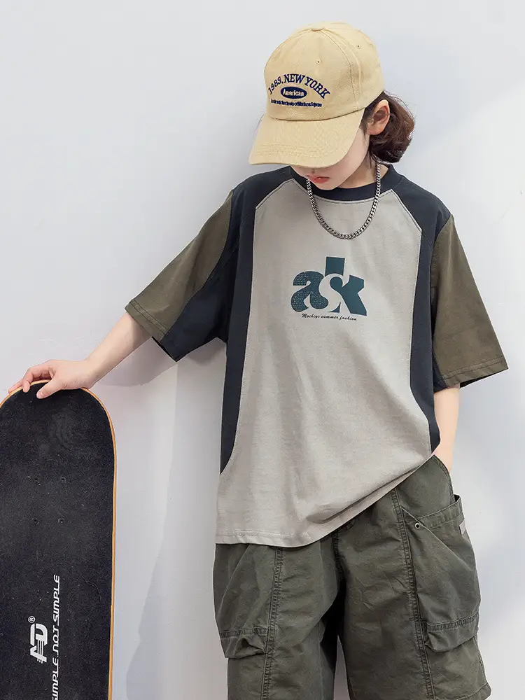 Boys T-Shirt Short Sleeve Cotton Summer 2026 - Image 3