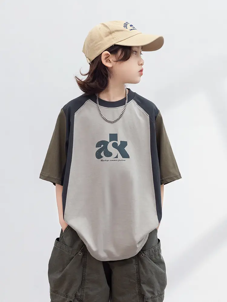 Boys T-Shirt Short Sleeve Cotton Summer 2026 - Image 4