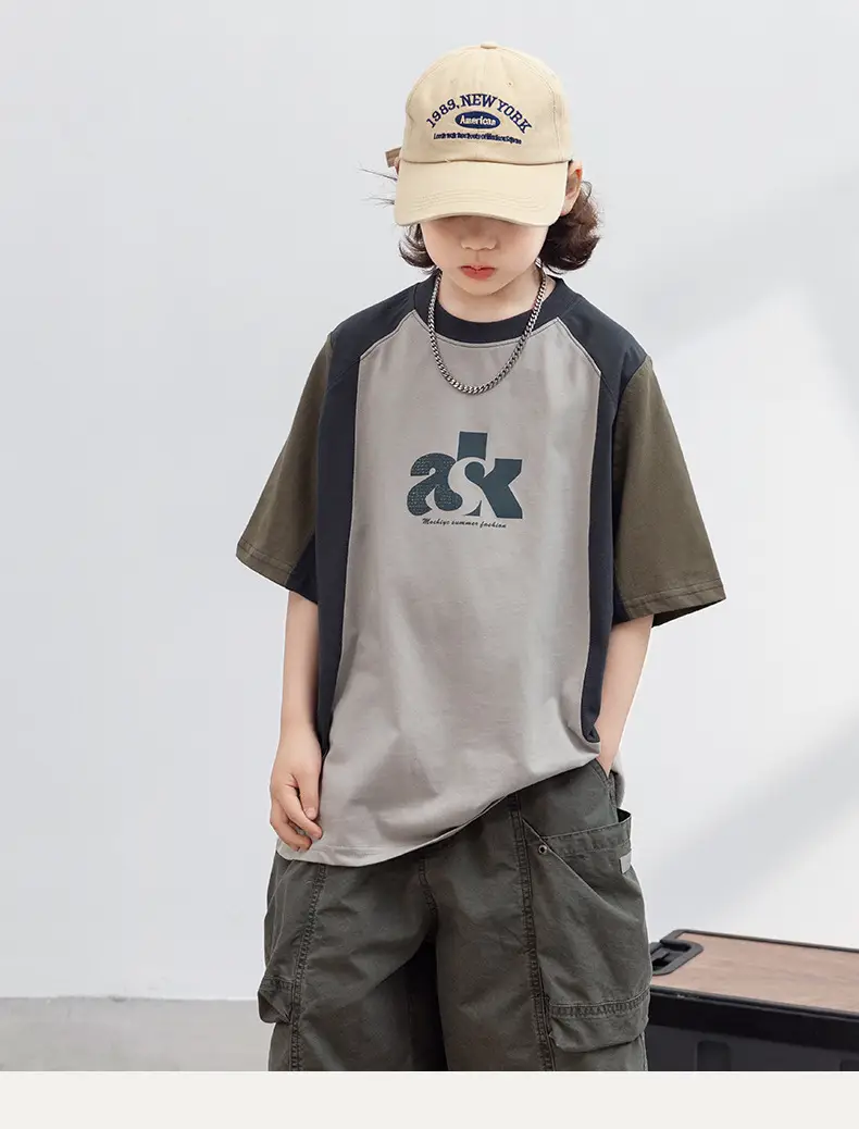 Boys T-Shirt Short Sleeve Cotton Summer 2026 β feature 12