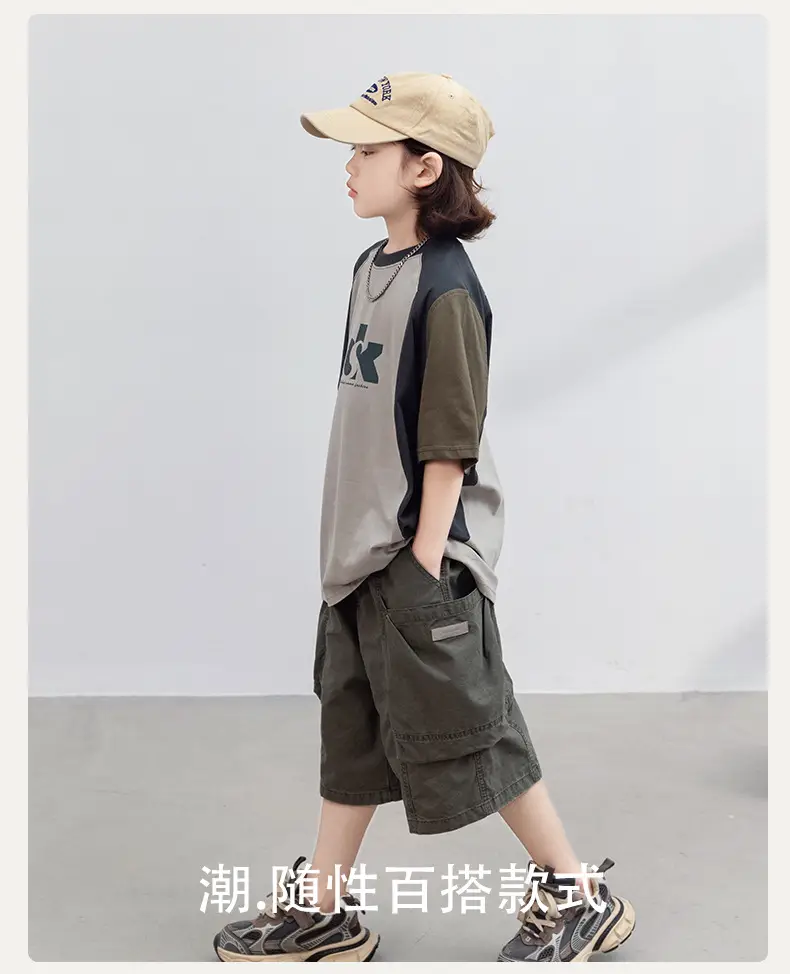 Boys T-Shirt Short Sleeve Cotton Summer 2026 β feature 2