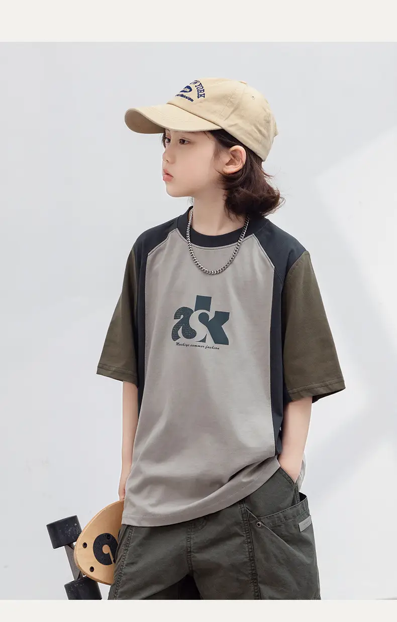 Boys T-Shirt Short Sleeve Cotton Summer 2026 β feature 8