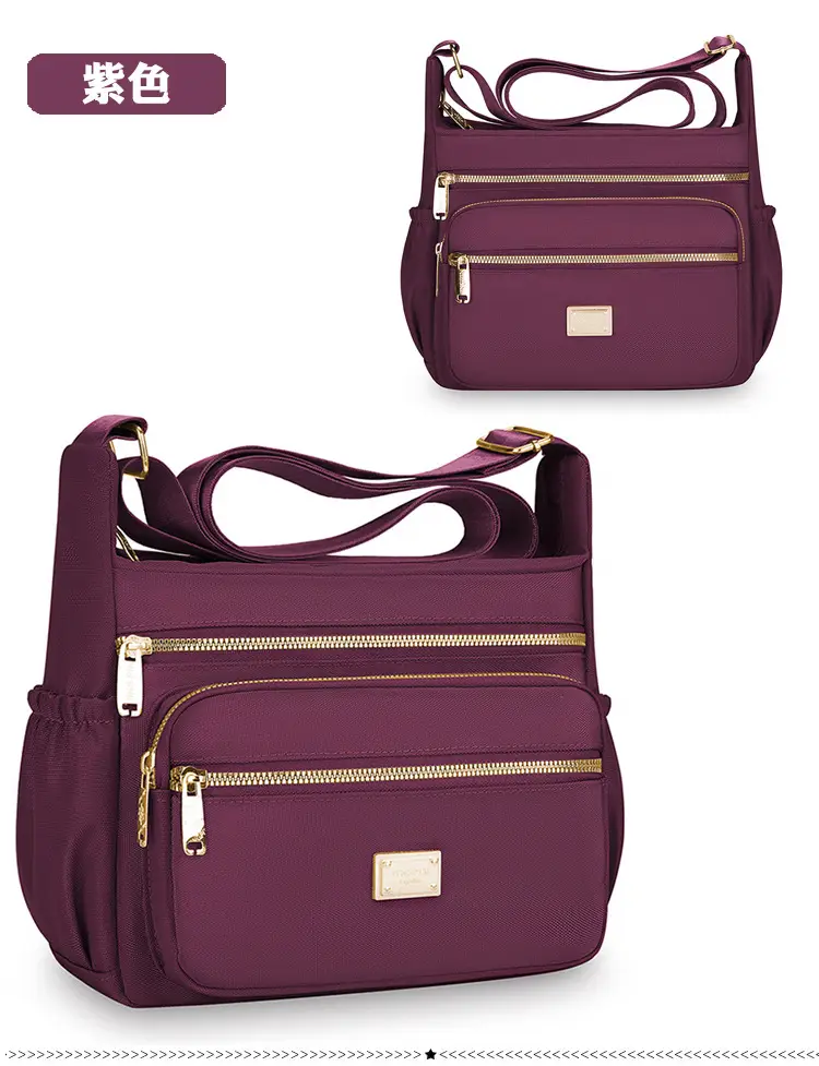 Women's Multi-compartment Crossbody Bag Yellow Multi Color — feature 13