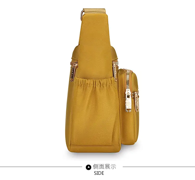 Women's Multi-compartment Crossbody Bag Yellow Multi Color — feature 19