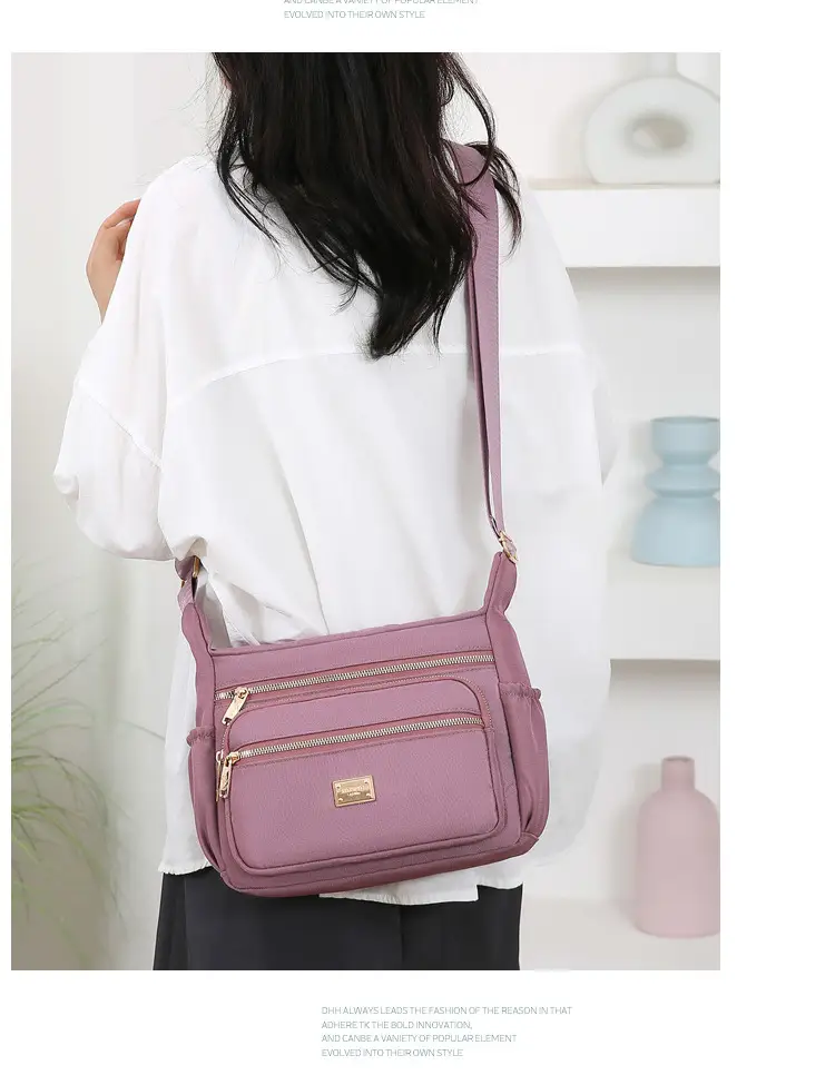 Women's Multi-compartment Crossbody Bag Yellow Multi Color — feature 25