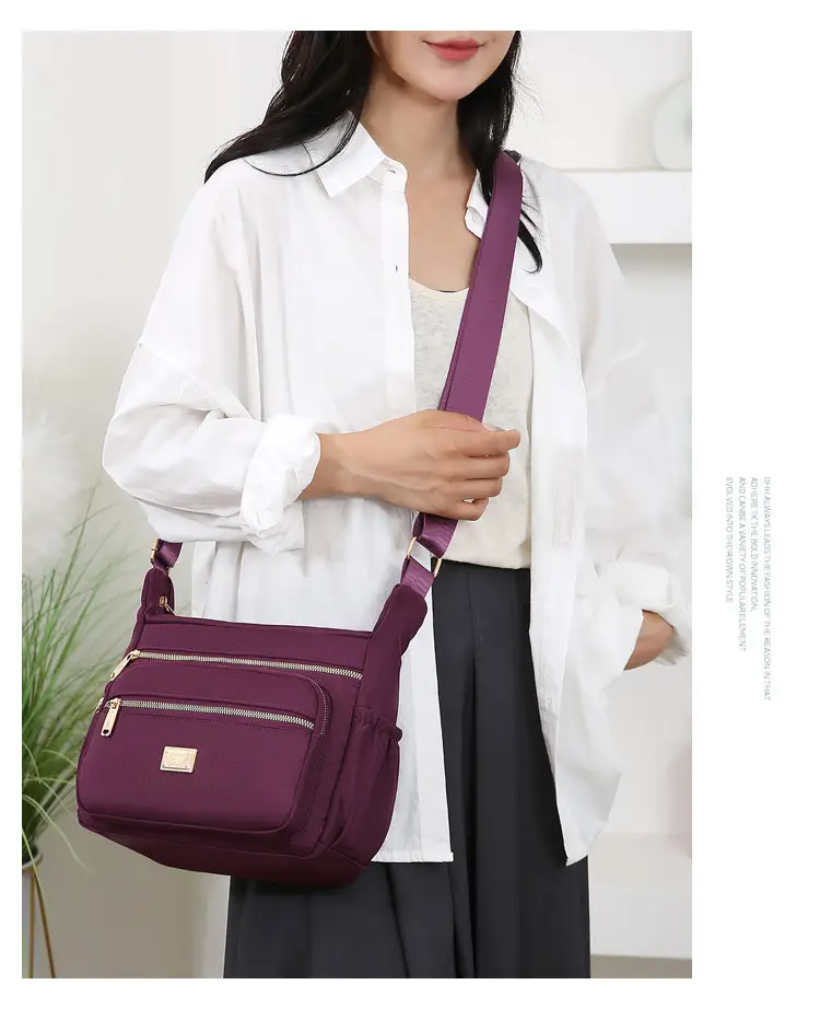 Women's Multi-compartment Crossbody Bag Yellow Multi Color — feature 27