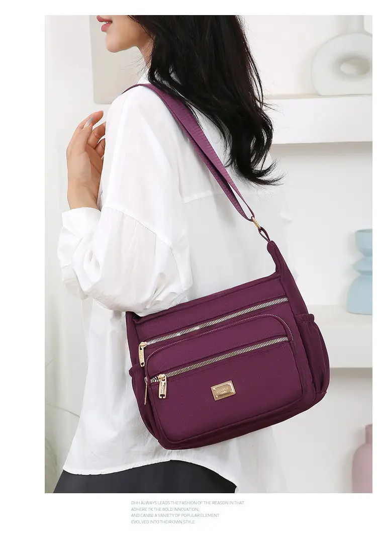 Women's Multi-compartment Crossbody Bag Yellow Multi Color — feature 29