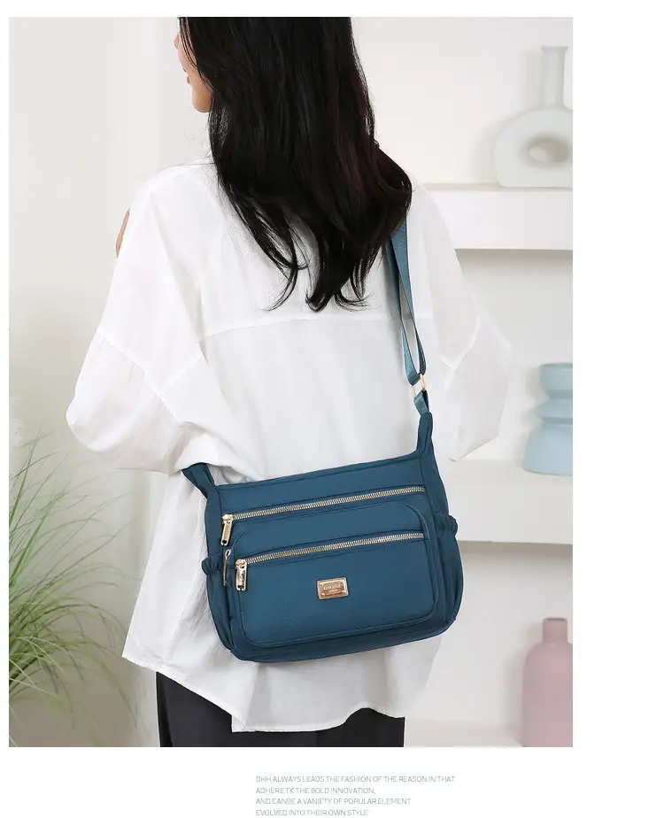Women's Multi-compartment Crossbody Bag Yellow Multi Color — feature 34