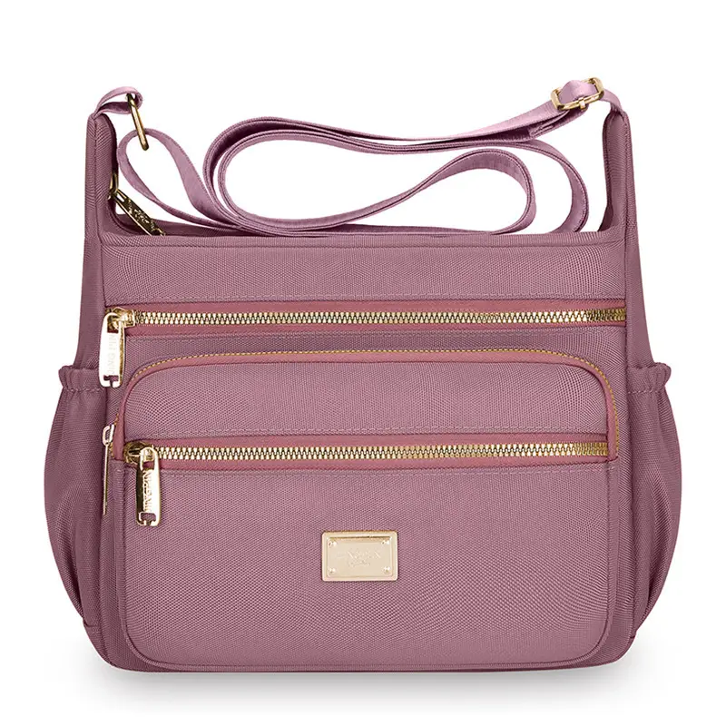 Women's Multi-compartment Crossbody Bag Yellow Multi Color - Image 2