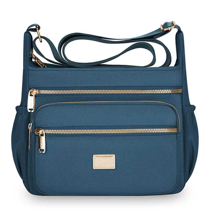 Women's Multi-compartment Crossbody Bag Yellow Multi Color - Image 3