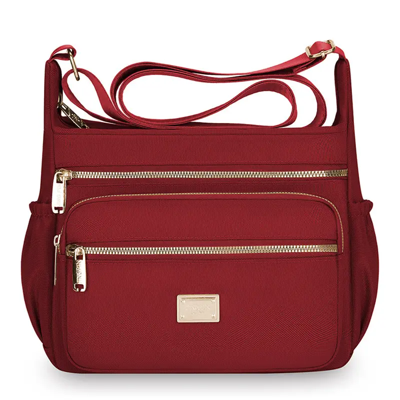 Women's Multi-compartment Crossbody Bag Yellow Multi Color - Image 6