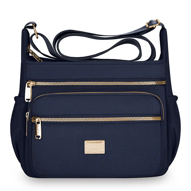 Women's Multi-compartment Crossbody Bag Yellow Multi Color - Image 7
