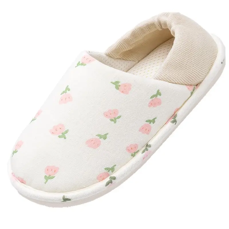 Lidani Thin Postpartum Shoes for Pregnant Women, Spring & Fall Comfortable Cotton Slippers for Women, Postpartum Slippers with Heel, Non-Slip Outer Wear Cotton Slippers - Image 8