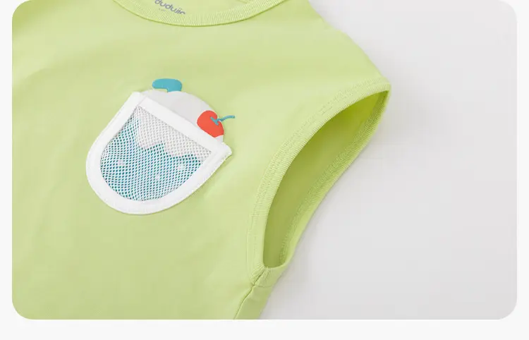 Dudujia Kids Sleeveless Vest Summer Cotton Wild West Print — feature 23