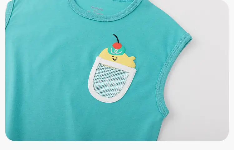 Dudujia Kids Sleeveless Vest Summer Cotton Wild West Print — feature 26