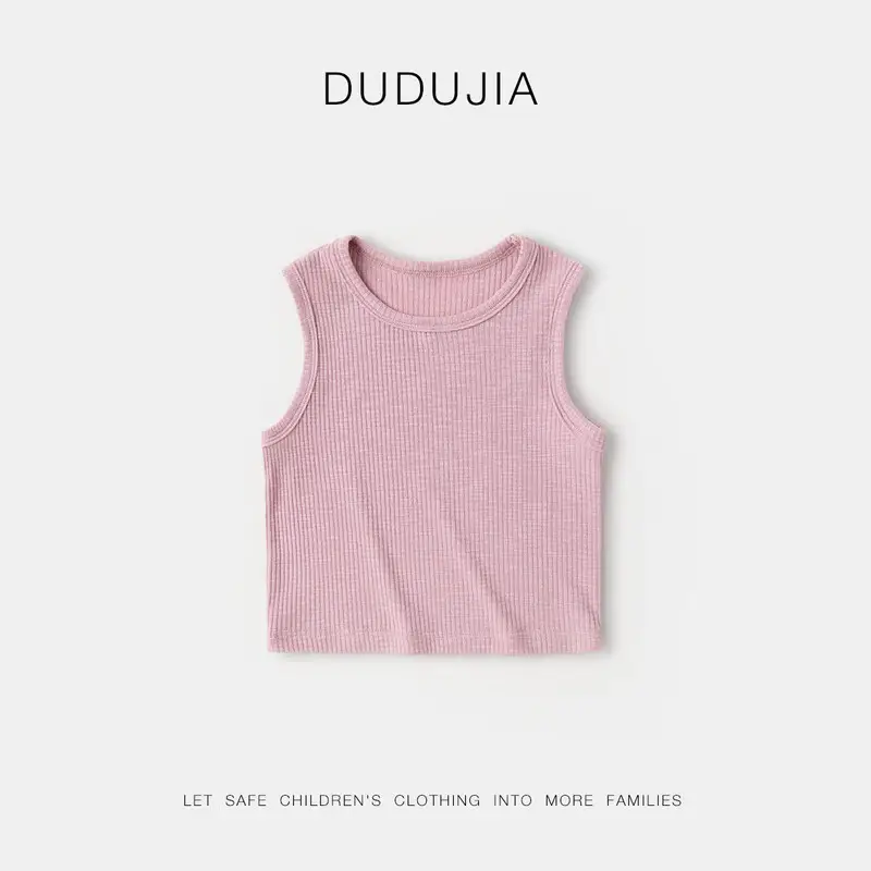 Dudujia Kids Sleeveless Vest Summer Cotton Wild West Print