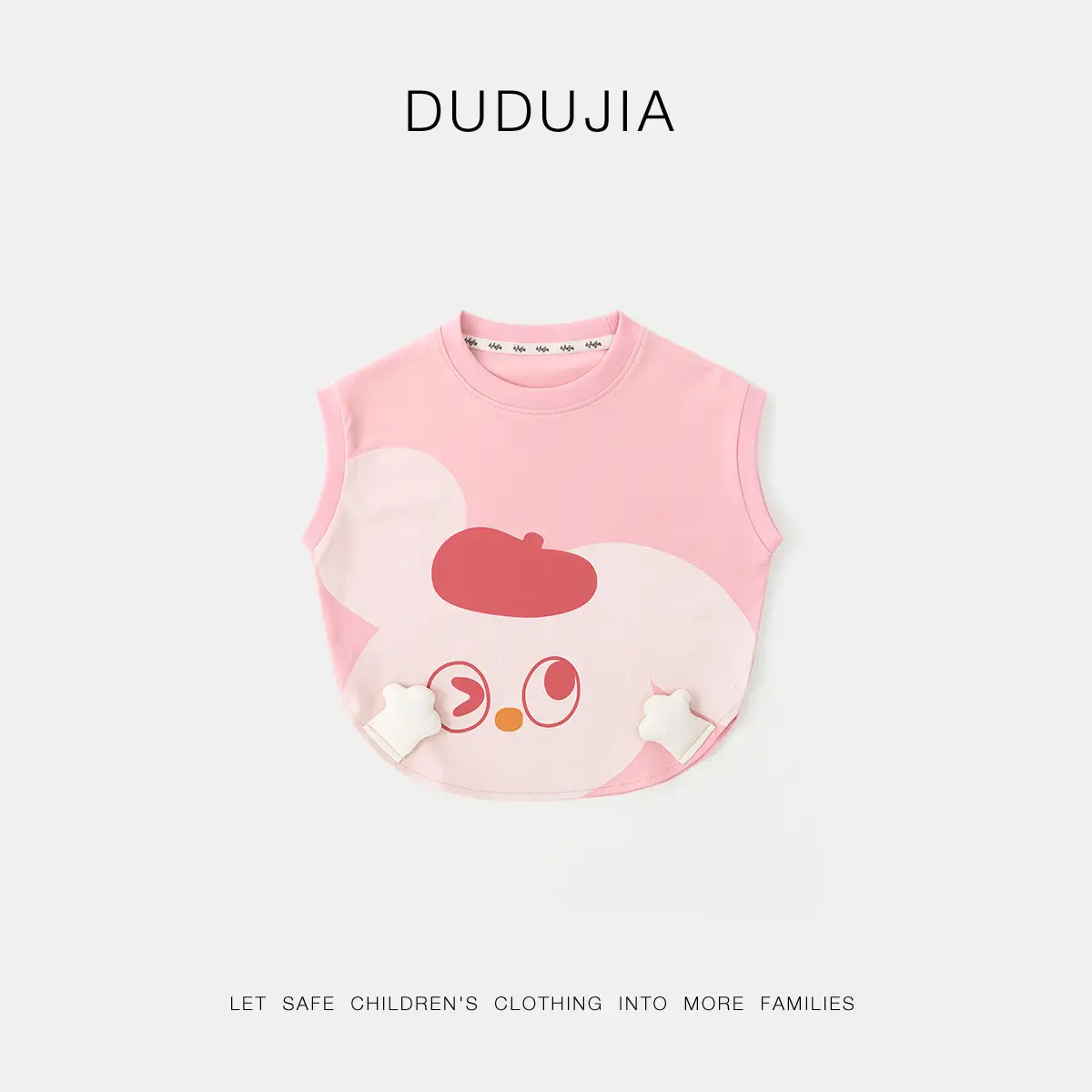 Dudujia Kids Sleeveless Vest Summer Cotton Wild West Print