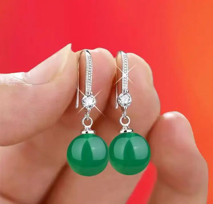 Women's Red Pearl Earrings Set for Bridal Wear - Image 10
