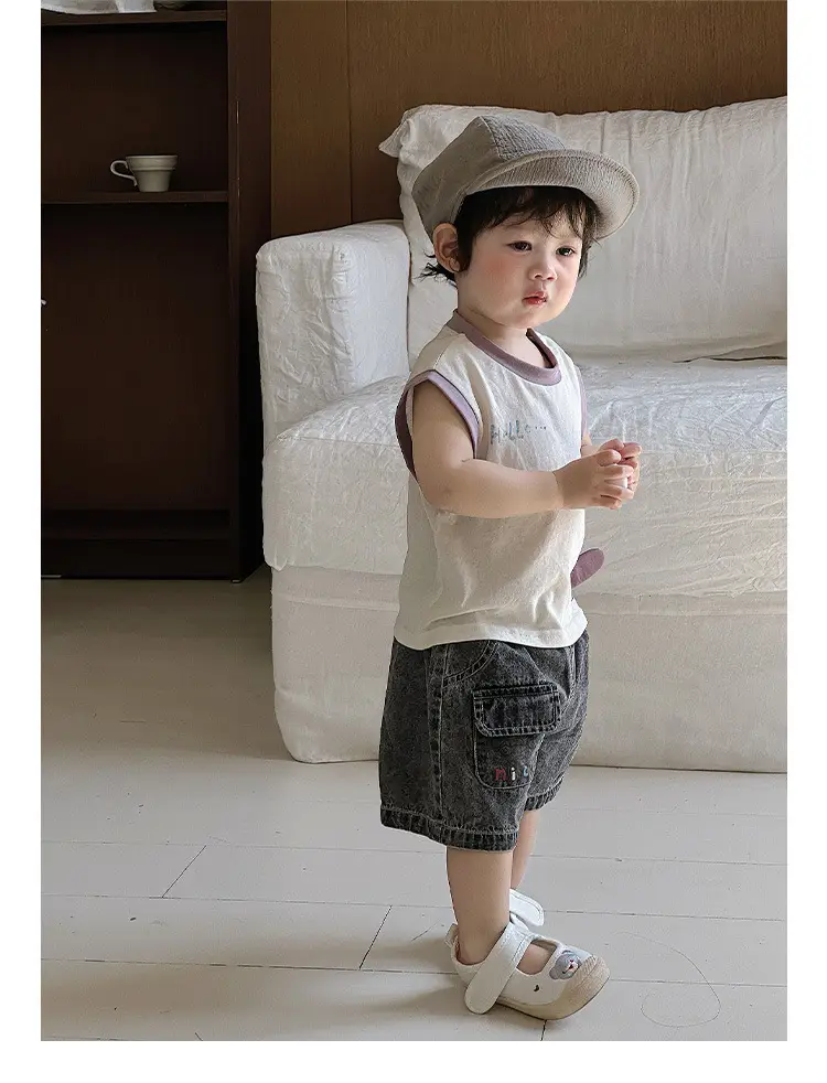 Children's Sleeveless Cartoon Vest Summer Top — feature 11