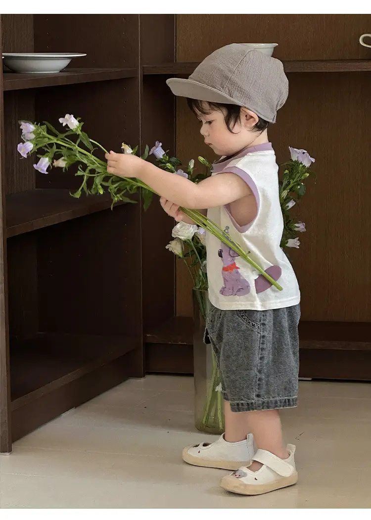 Children's Sleeveless Cartoon Vest Summer Top — feature 15