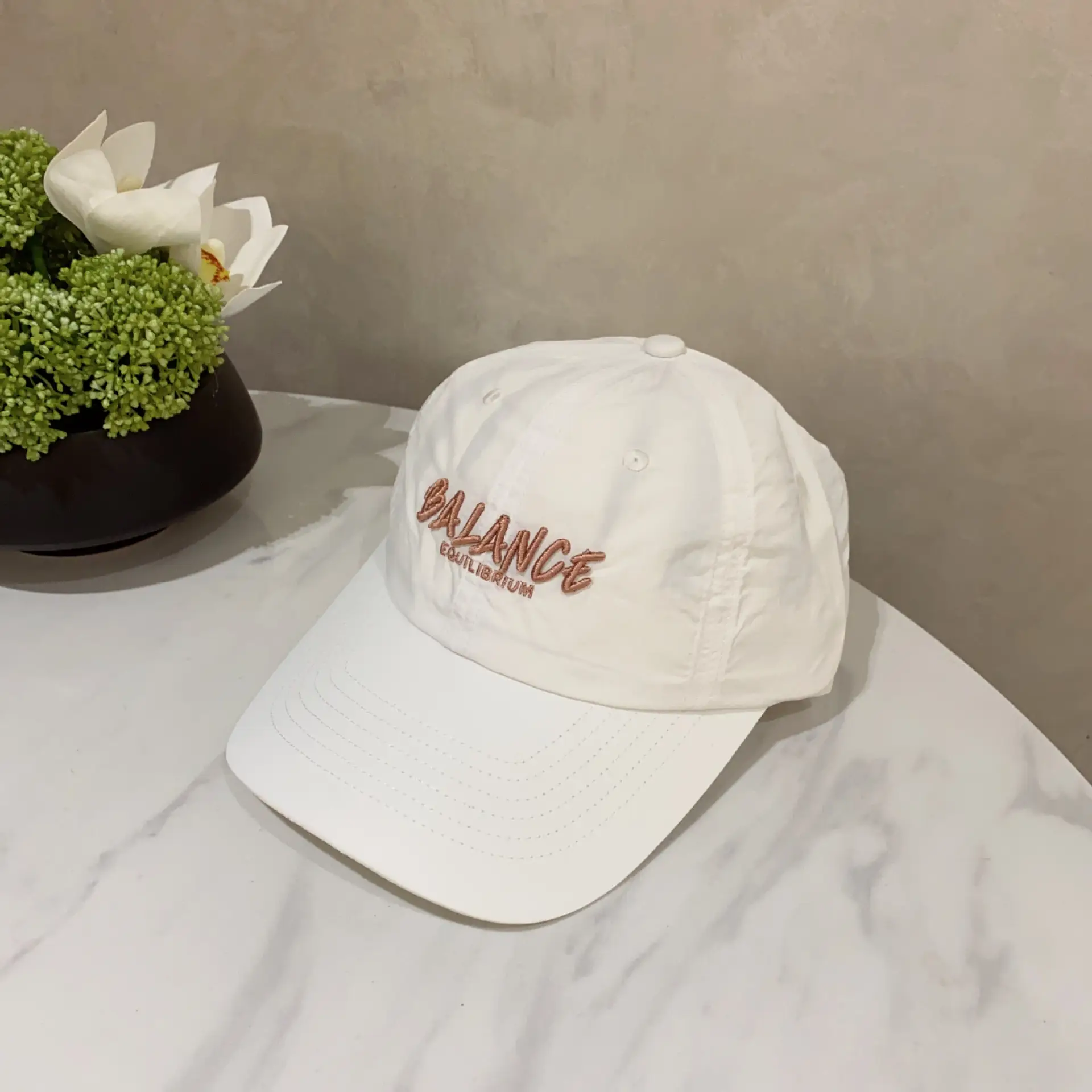 Korean Style Thin Sun Hat for Men Women Purple Brown Embroidery - Image 2