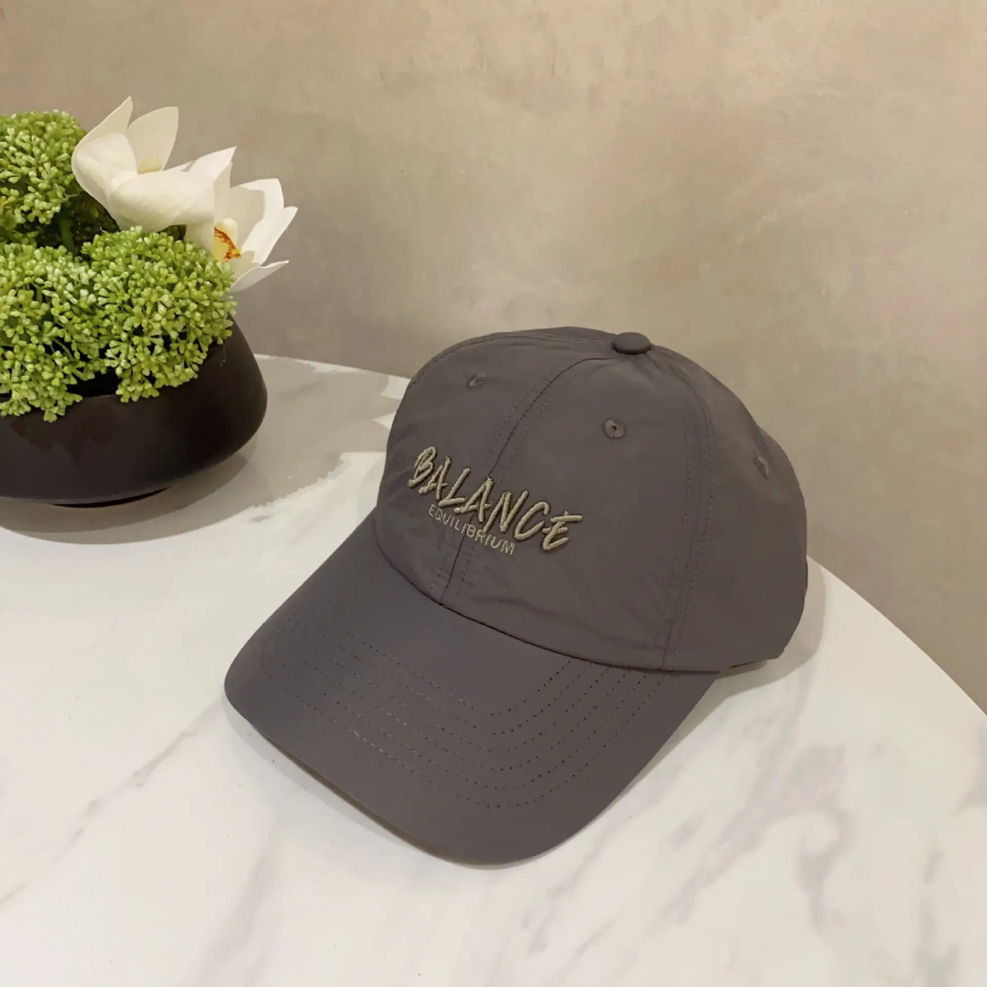 Korean Style Thin Sun Hat for Men Women Purple Brown Embroidery - Image 5