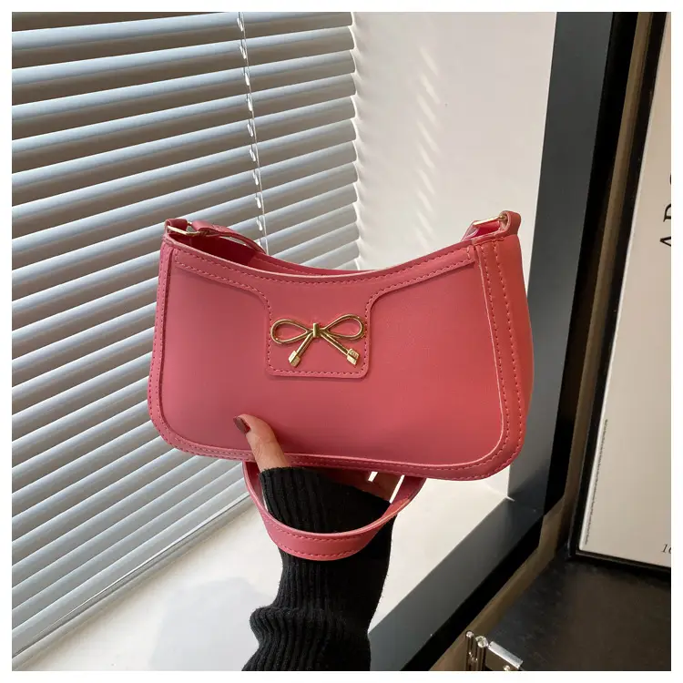 Elegant White Bow Shoulder Bag for Women — feature 23