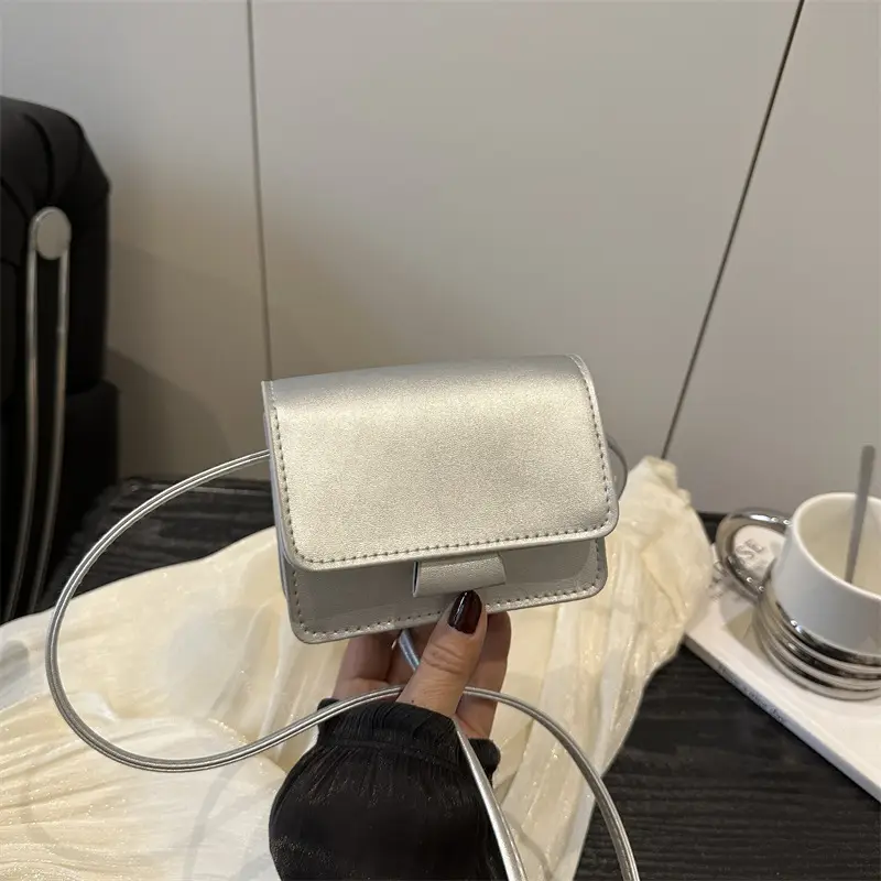 White Square Shoulder Bag for Women 2025 Spring Summer - Image 5
