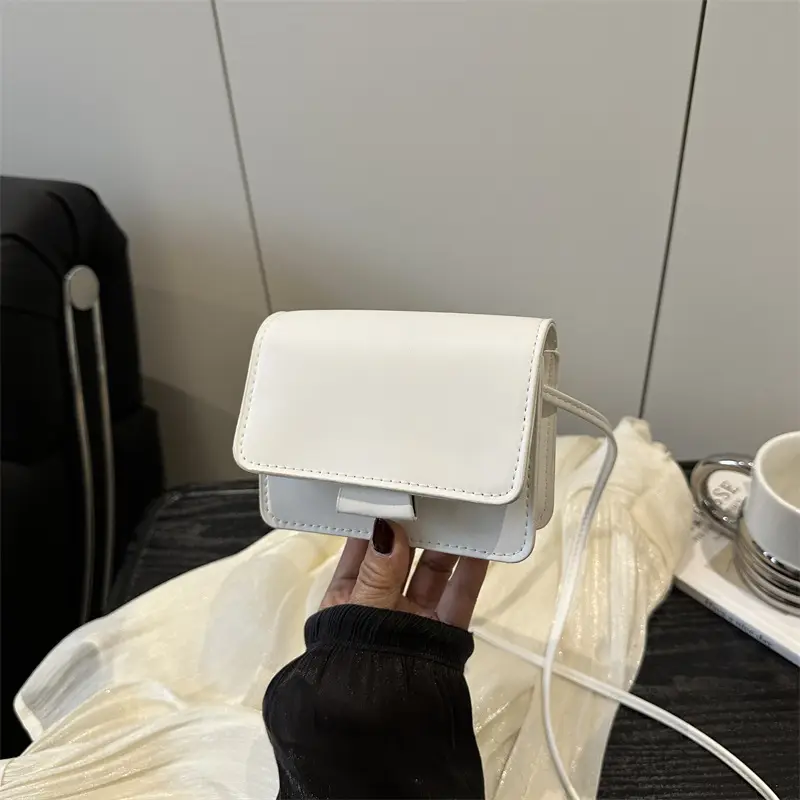 White Square Shoulder Bag for Women 2025 Spring Summer - Image 7