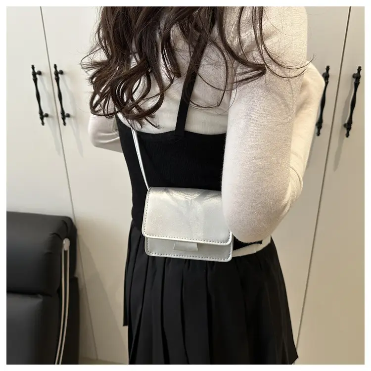 White Square Shoulder Bag for Women 2025 Spring Summer — feature 15