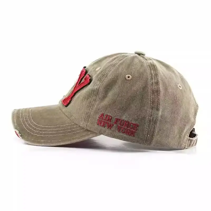 Black NY Baseball Cap with Embroidered Logo - Image 12