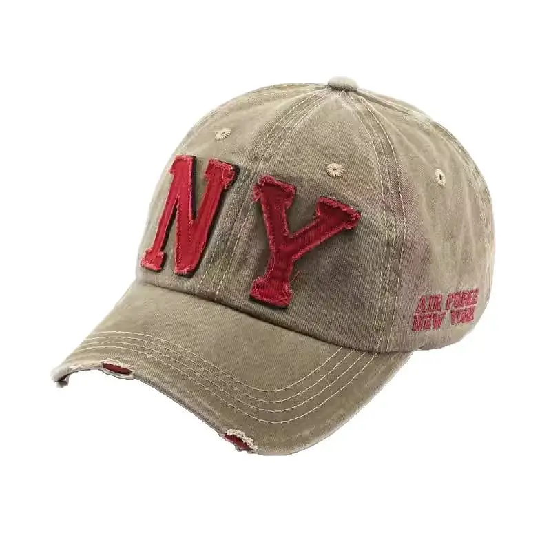 Black NY Baseball Cap with Embroidered Logo - Image 13