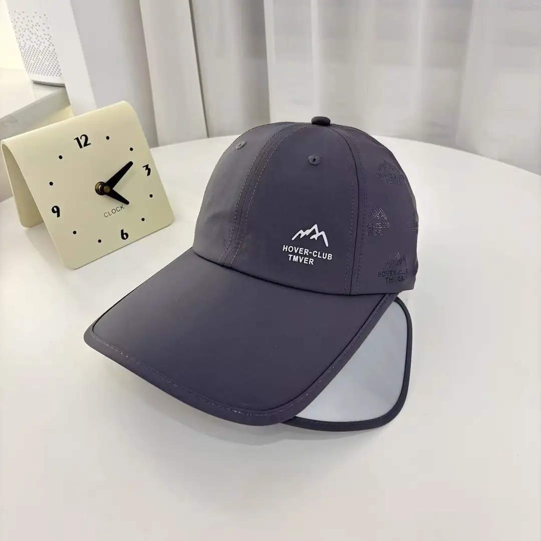 Men's Black Mountain Cap Summer Sports Wear - Image 6