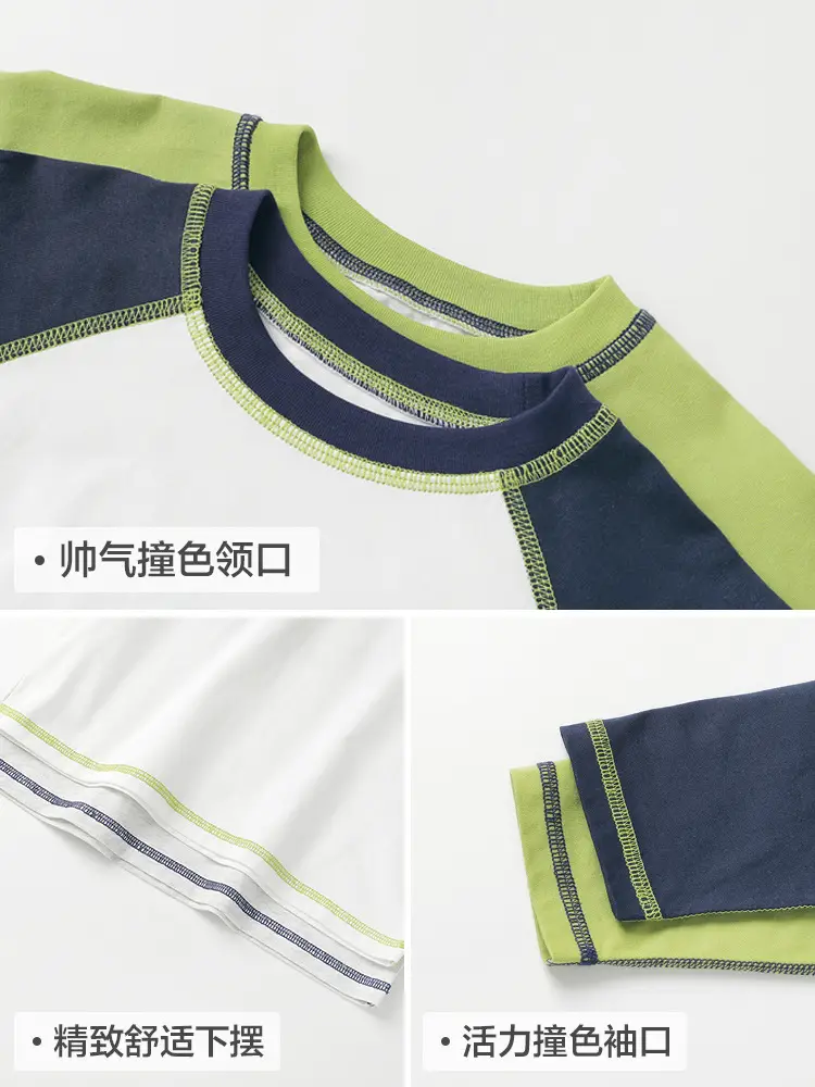 Right European Boys' Mountain Print Long Sleeve T-Shirt Spring 25 - Image 7