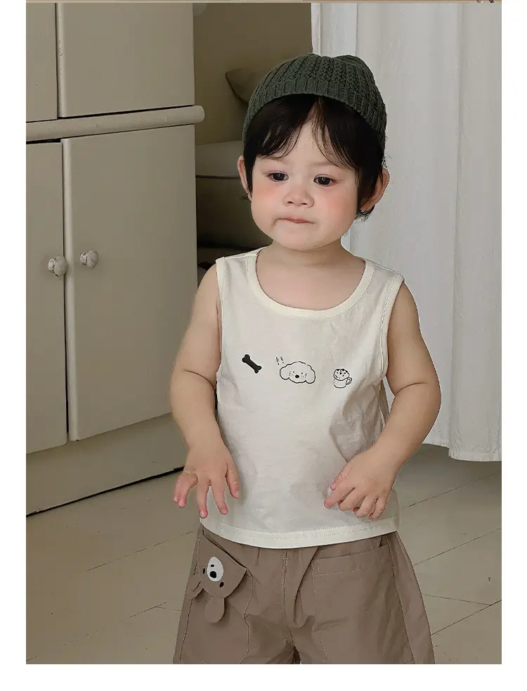 Boys' 2026 Summer Thin T-Shirt Set with Cardigan Top — feature 10