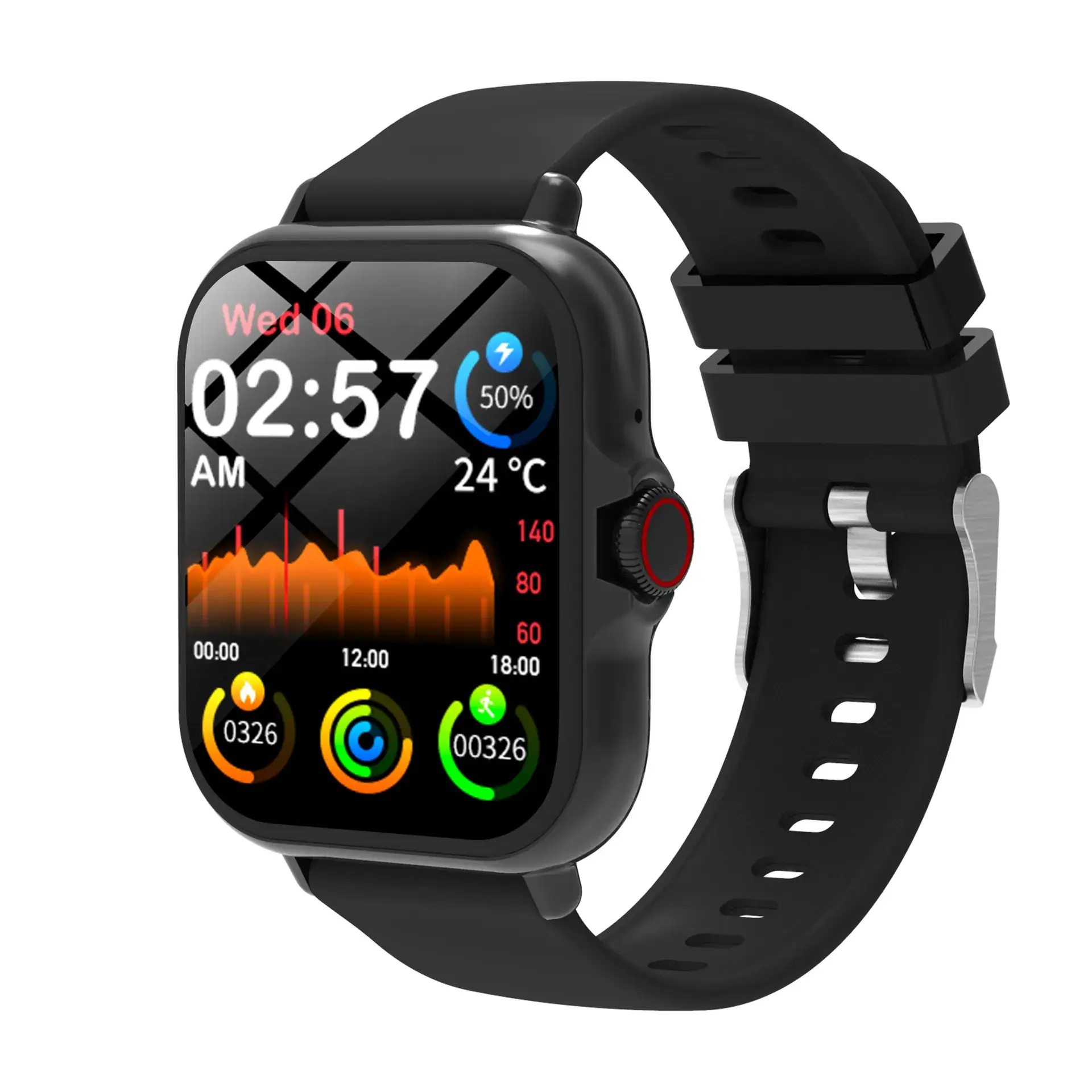TB39 Smart Watch 1.83" Black Full Touch Call Bluetooth Sports Watch for Men Women - Image 2