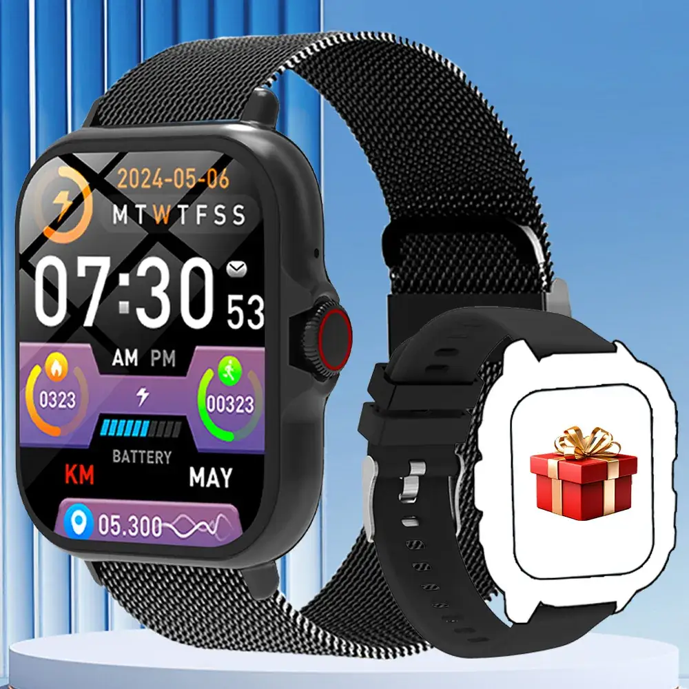 TB39 Smart Watch 1.83" Black Full Touch Call Bluetooth Sports Watch for Men Women - Image 5